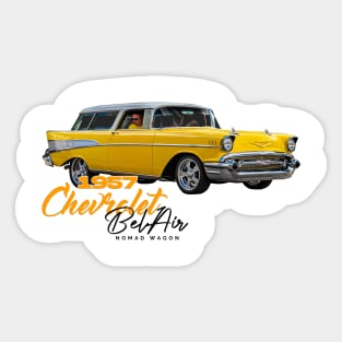 1957 Chevrolet Bel Air Nomad Wagon Sticker